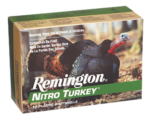 Remington Ammunition Nitro Turkey 12 Gauge 3-Inch 4 Shot - 1 7/8 oz, 10 Rounds