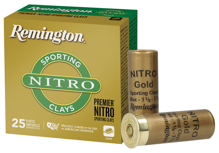 Remington Ammunition STS12NSC8 12 Gauge Target Loads – 2.75 inch, 1 1/8 oz, 8 Shot, 1300 fps