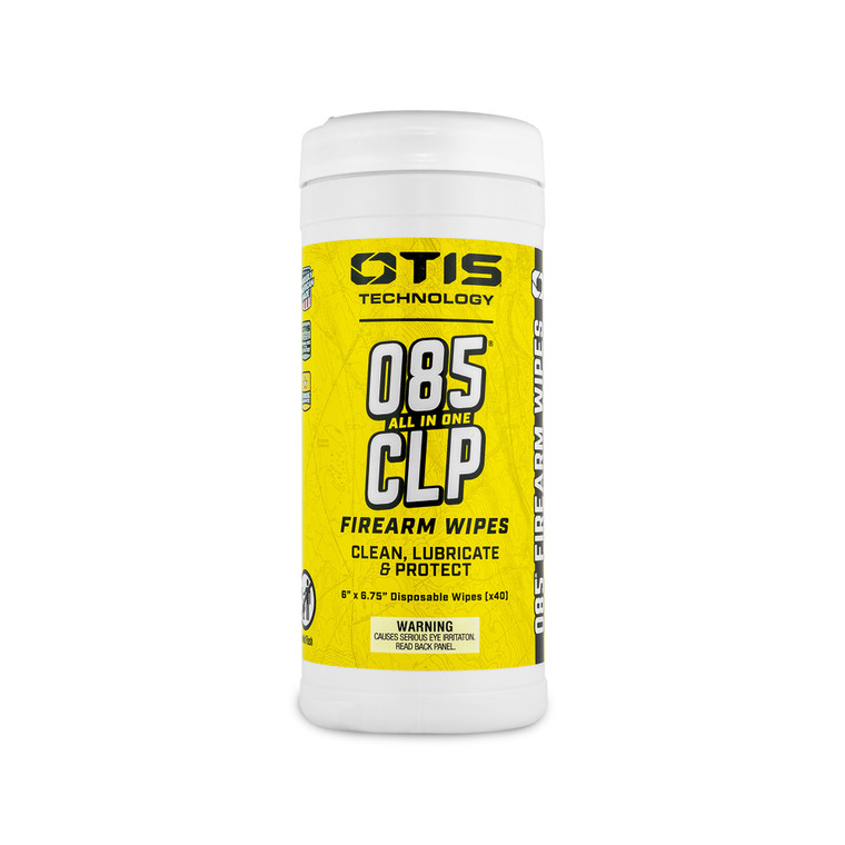Otis Technology O85 CLP Wipes – 40 Count Firearm Cleaning and Lubricating Wipes
