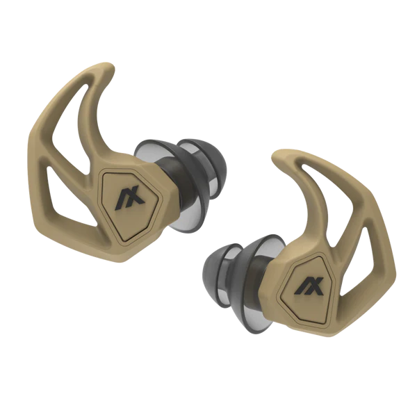 Axil X30i Earplug with Toggle Switch in Desert Tan