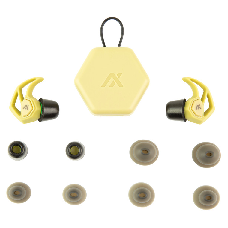 AXIL X30i Earplugs Desert Tan – Adaptive Hearing Protection with Open and Closed Modes
