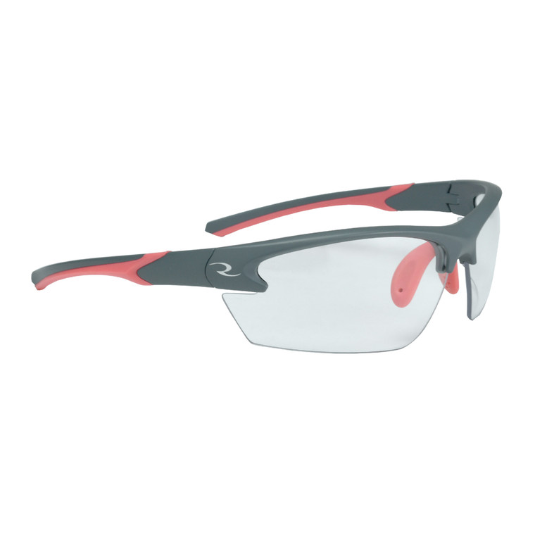 Radians Lowset Ladies Safety Glasses in Coral with Clear Lenses