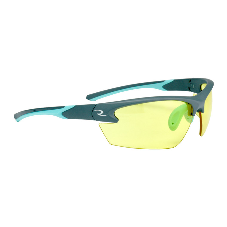 Radians Lowset Ladies Safety Glasses in Aqua with Amber Lenses – Polycarbonate Protection