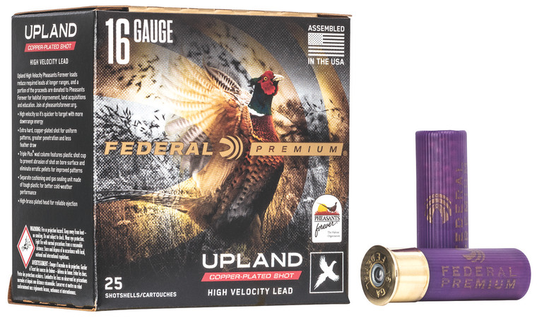 Federal Premium Wing-Shok Pheasant Forever High-Velocity 16 Gauge Shotgun Ammunition Part PF1634