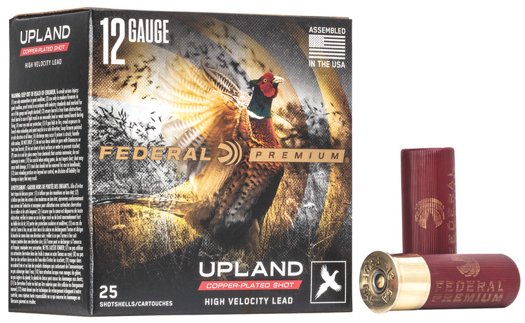 Federal Premium Wing-Shok High-Velocity 12 Gauge Shotshells, 2.75 inch, 7.5 Shot Size, 1 1/8 oz - Pack of 25 Rounds