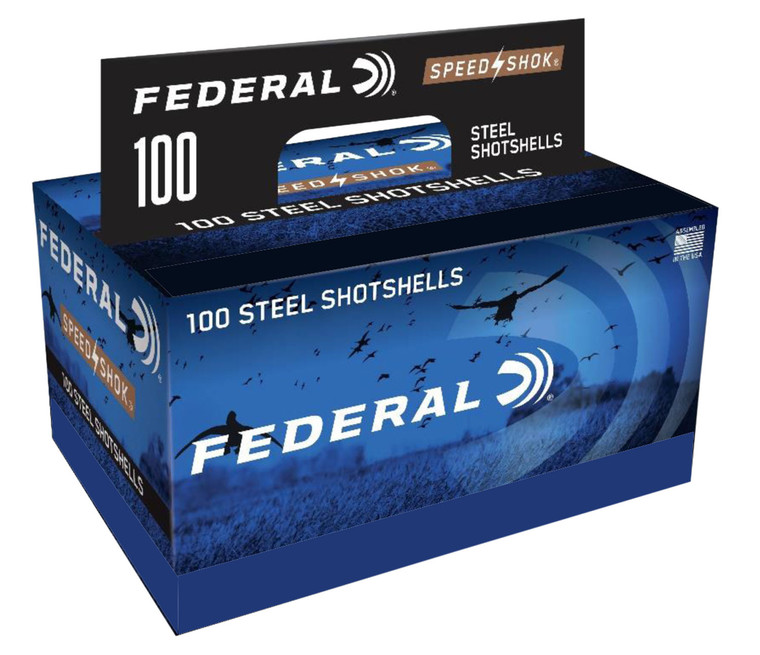 Federal Speed-Shok 12 Gauge 3-inch Shotshell Steel Loads with BB Shot – 1 1/4 oz at 1450 fps