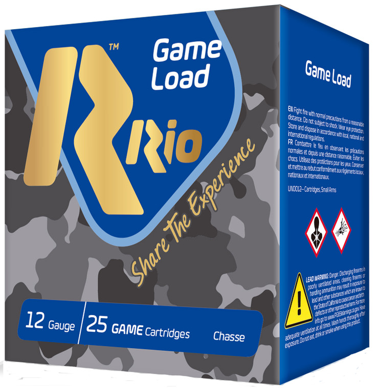 RIO Ammunition SG3275 12 Gauge Game Load Shotshells – 2.75 inch, 1 1/8 oz, 7.5 Shot