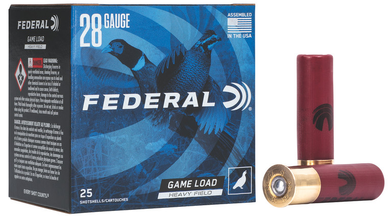 Federal Game-Shok Upland Heavy Field Loads for 28 Gauge Hunting - Part H28975