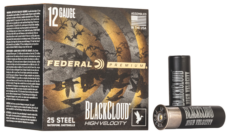 Federal Black Cloud FS Steel 12 Gauge 3-Inch 1 1/8 oz #4 Steel Shotshells - PWBXH1434