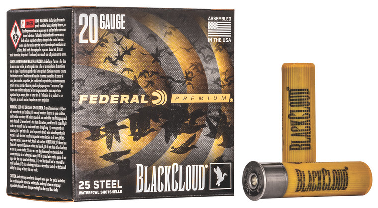 Federal Black Cloud FS Steel 20 Gauge 3-Inch 1 oz Steel Shot with FliteControl Flex Wad PWBX2093