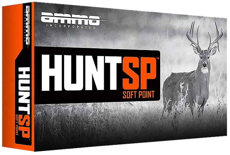 AMMO INCORPORATED Hunt SP Centerfire Rifle Rounds in 30-06 Springfield, 150 Grain Soft Point, 20 Rounds per Box