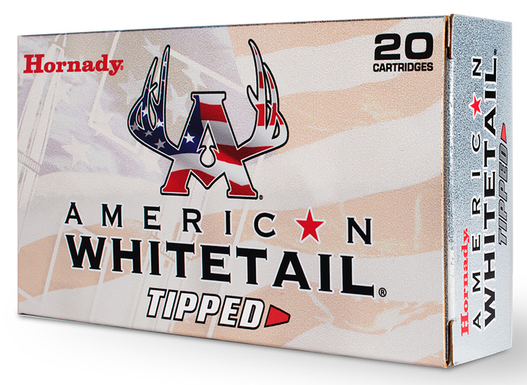 Hornady American Whitetail 7mm-08 Rem 139 Grain Centerfire Rifle Ammunition - 20 Rounds per Box