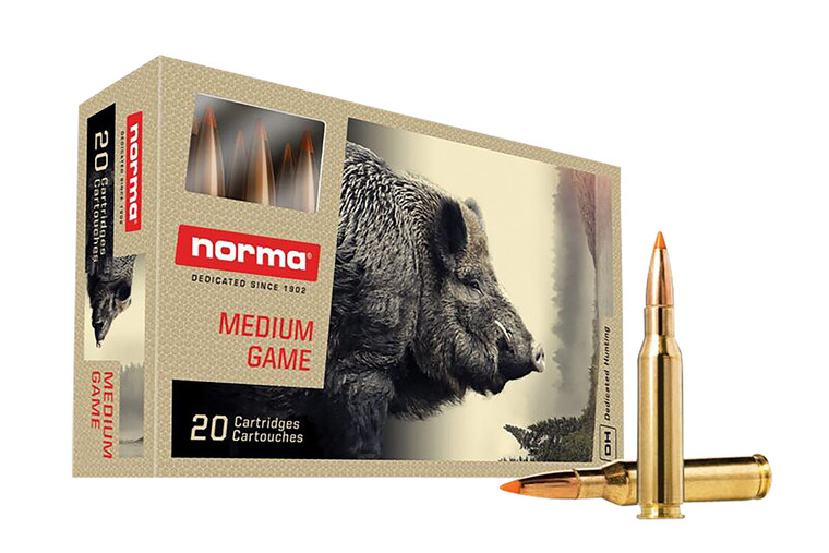 NORMA Ammunition 20170362 7mm-08 Rem Tipstrike 160 Grain Centerfire Rifle Rounds for Hunting