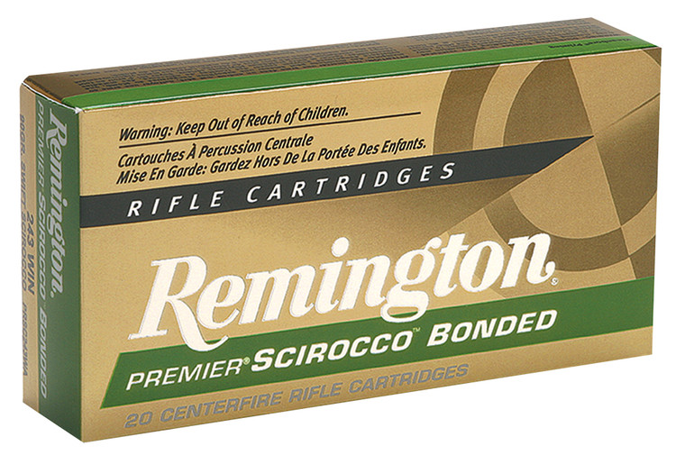 Remington Ammunition 29328 Scirocco Bonded .30-06 Springfield 180-Grain Centerfire Rifle Rounds, 20 Rounds per Box