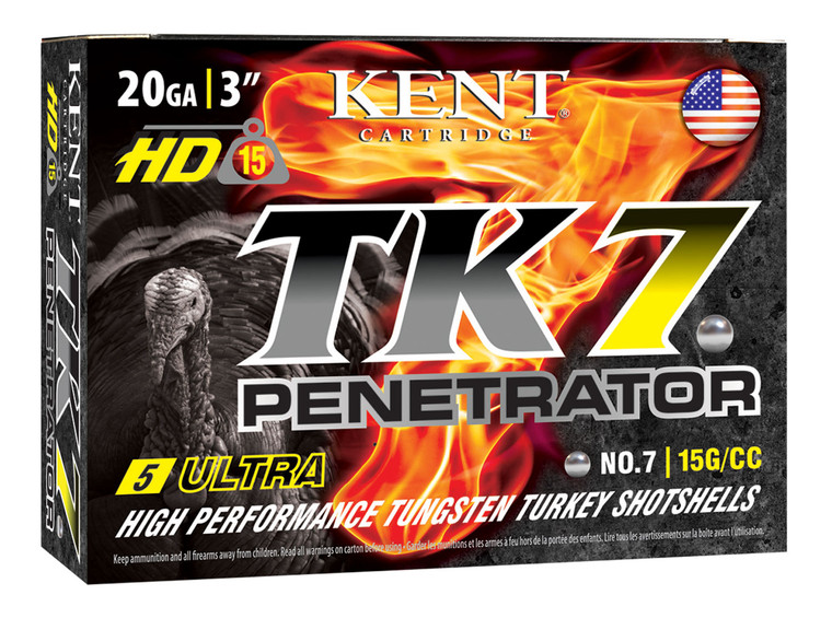 Kent Cartridge K203UFL365 Ultimate Fast Lead Shotshell for 20 Gauge Hunting, 3-inch, 1-1/4 oz, Shot Size 5, 1300 fps, 25 Rounds
