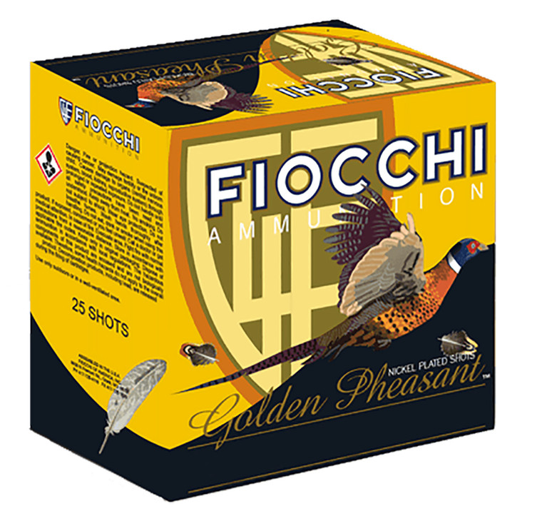 Fiocchi 28 Gauge Golden Pheasant Shotshells, 3-Inch, 6 Shot, 11/16 Oz, 1200 fps – Hunting Lead Loads