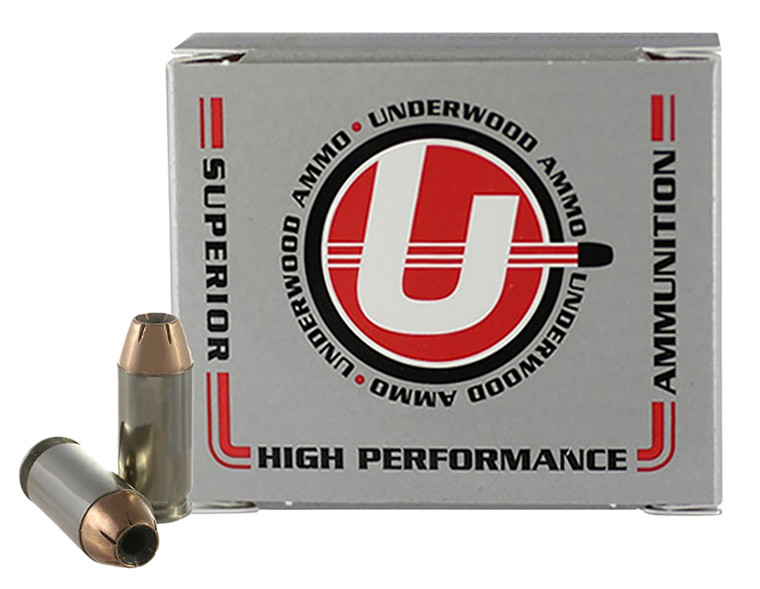 Underwood Ammo UA 627 460 Rowland 185-Grain Jacketed Hollow Point Centerfire Handgun Rounds