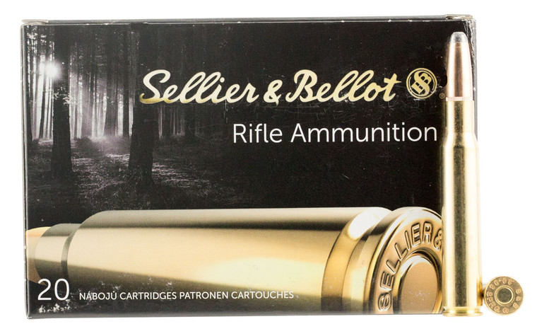 Sellier & Bellot SB3006B 30-06 Springfield 180 Grain Soft Point Centerfire Rifle Rounds