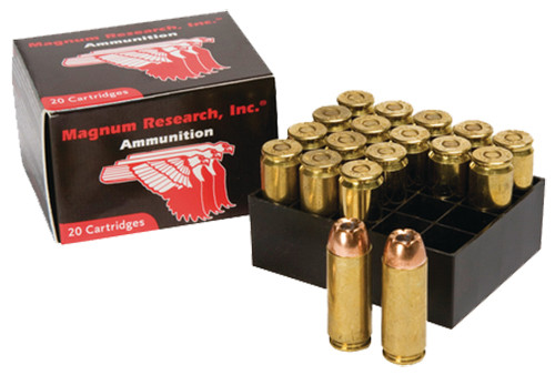 Magnum Research DEP50HP/XTP300 50 AE Jacketed Hollow Point Ammo – 300 Grain for Home Defense