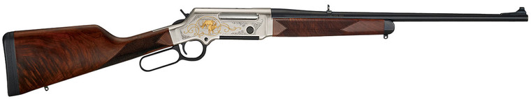 Henry Long Ranger Deluxe Edition .308 Win Rifle with Nickel Plated Finish and Elk Artwork – Model H014WL308