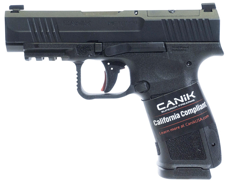 Canik Mete MC9LS 9mm Luger Micro-Compact Pistol with 10-Round Capacity and Interchangeable Grips