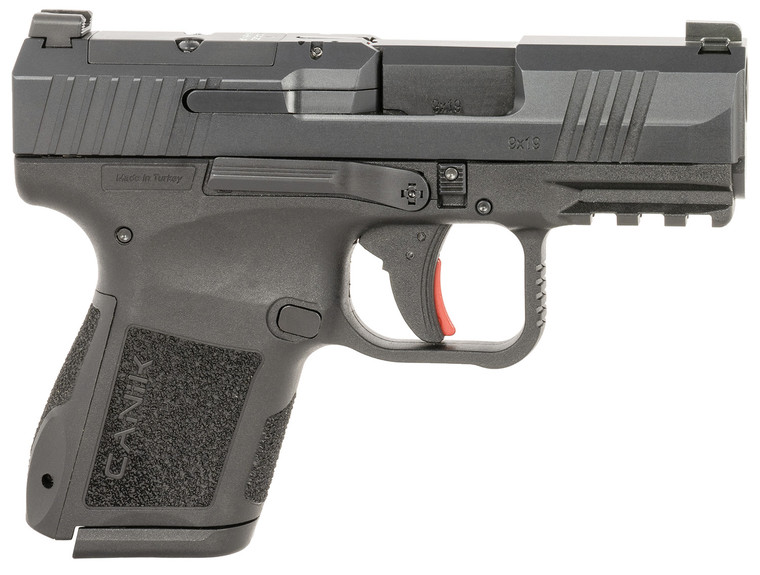 Canik Mete MC9 9mm Luger Semi-Automatic Pistol with Optic Ready Slide and Accessories