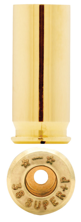 Starline Brass 38SUP+PEUP100 Unprimed .38 Super +P Brass Cases, 100 Count