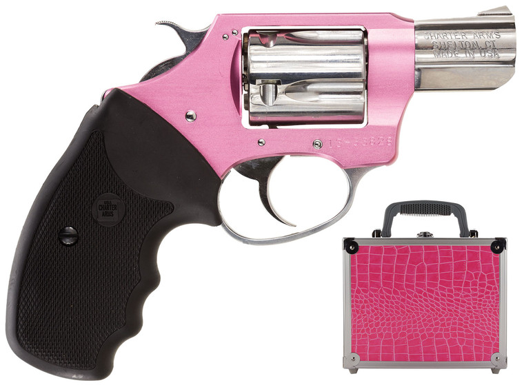 Charter Arms Chic Lady .38 Special Revolver with Pink Aluminum Frame and Pearl Grips *CA Compliant
