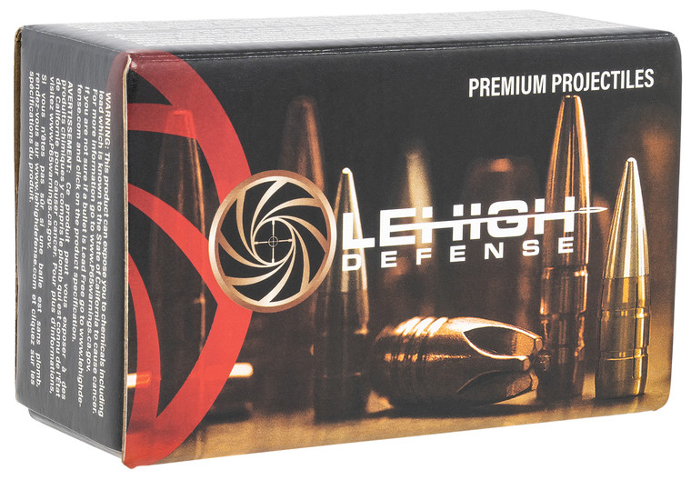 Lehigh Defense 04458380SP .458 Caliber 380 Grain Wide Flat Nose Copper Reloading Bullets