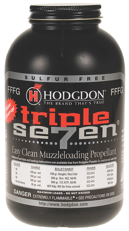 Hodgdon Triple Seven Granulated FFFG Black Powder Substitute, T73, 1 lb