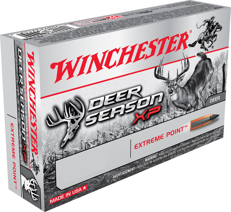 Winchester Ammo X65DS 6.5 Creedmoor Extreme Point Deer Hunting Rounds – 125 Grain Brass Centerfire Rifle Ammunition