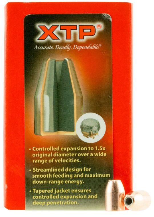 Hornady 40040 10mm 180 Grain XTP Hollow Point Reloading Bullets, 100 Count