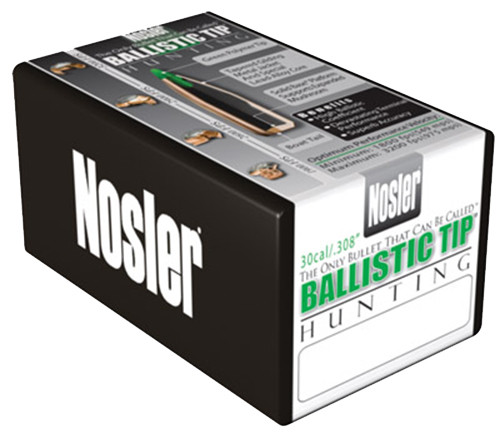 Nosler Ballistic Tip 6.5mm 140 Grain Spitzer Point Reloading Bullets, Part 26140, 50 Count