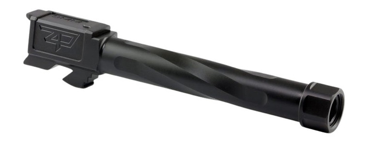 Zaffiri Precision BA-G17G14-TH-BN Threaded Barrel for Glock 17 Gen 1-4, Black Nitride