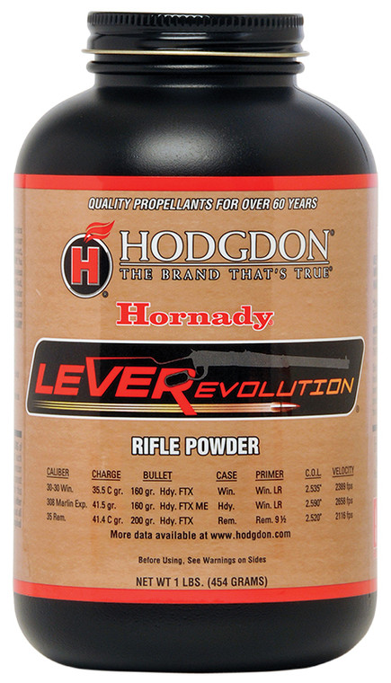 Hodgdon HLR1 LEVERevolution Smokeless Rifle Powder, 1 lb