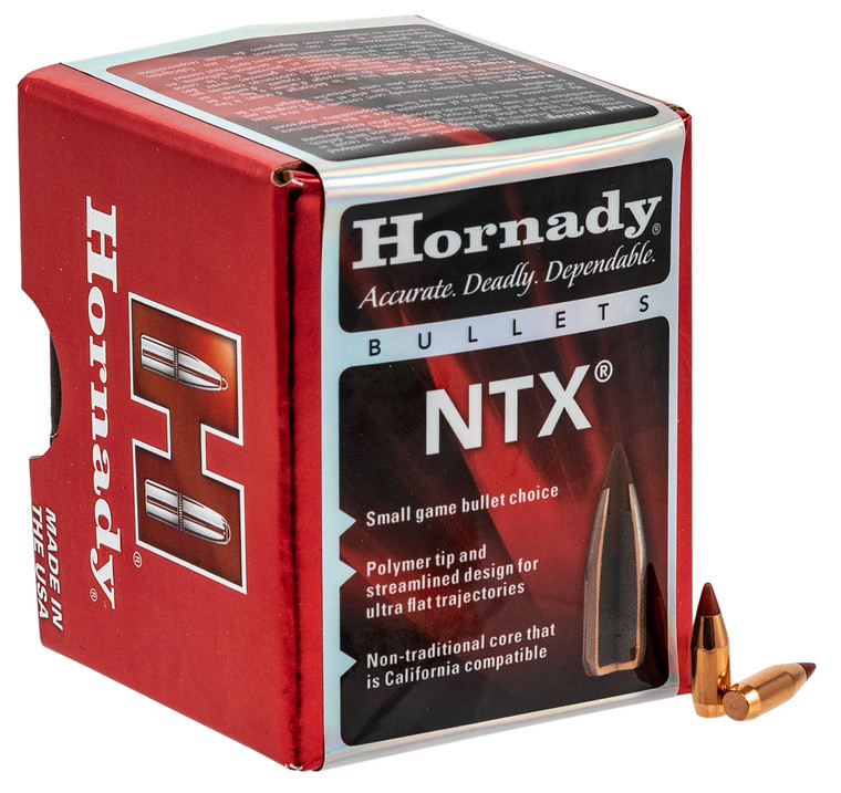 Hornady 17016 .172 Caliber 15.5 Grain NTX Varmint Reloading Bullets, 100 Count