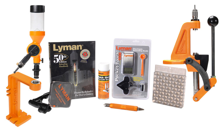 Lyman 7810350 Brass Smith Ideal C-Frame Single-Stage Reloading Press Kit