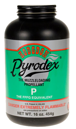 Hodgdon Pyrodex P Black Powder Substitute, 1 lb, Part Number P