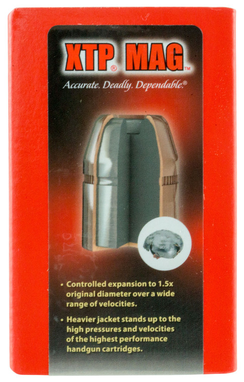 Hornady 45235 XTP Magnum .452 Caliber 300 Grain Hollow Point Reloading Bullets, 50 Count