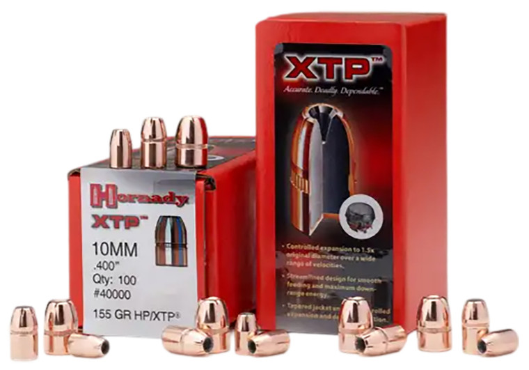 Hornady 45200 XTP .45 Caliber 250 Grain Hollow Point Reloading Bullets, 100 Count