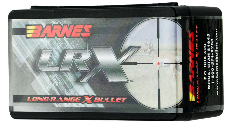 Barnes Bullets 30262 .270 Caliber 129 Grain LRX Boat Tail Reloading Bullets, 50 Count