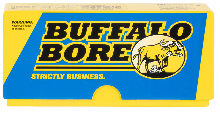 Buffalo Bore Ammunition 39C20 .308 Winchester Spitzer Supercharged 180 Grain Centerfire Rifle Rounds - Hunting