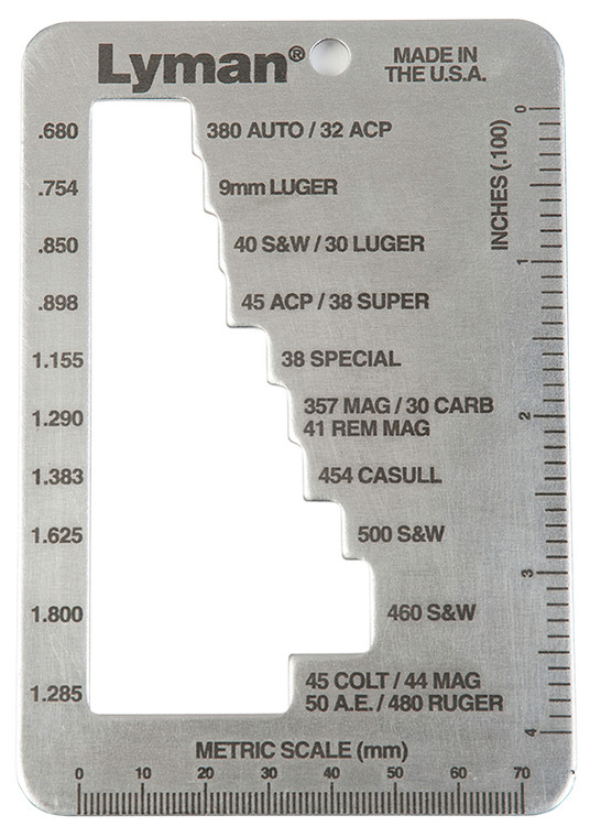 Lyman 7832217 E-Zee Case Length Gage II for Pistol, Revolver and Rifle Cases