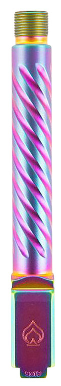 Ballistic Advantage BAPSG175T3W Premium Series Fluted Threaded Barrel for Glock 17 Gen 5, PVD Iridescent Finish