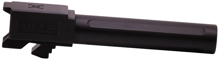 TRUE Precision TPG19BXBL Drop-In Barrel for Glock 19, 19X and G45 9mm, Black Nitride