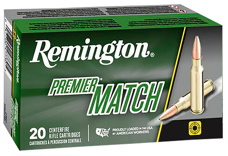 Remington Ammunition RM308W7 MatchKing 168 Grain Sierra BTHP Centerfire Rifle Rounds