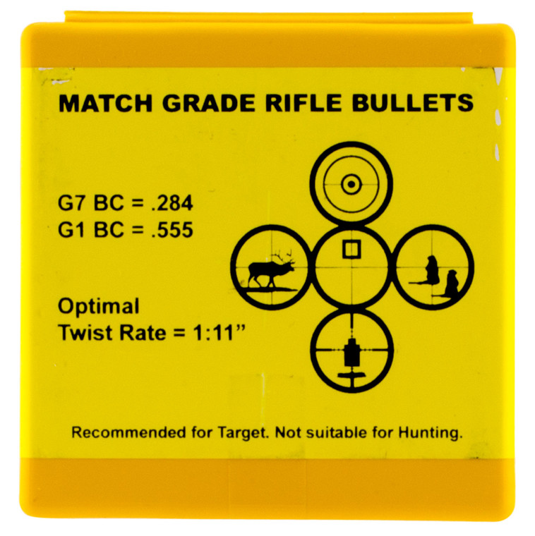 Berger Bullets 30418 .308 Caliber 185 Grain Juggernaut Target OTM Hybrid Bullets, 100 Count