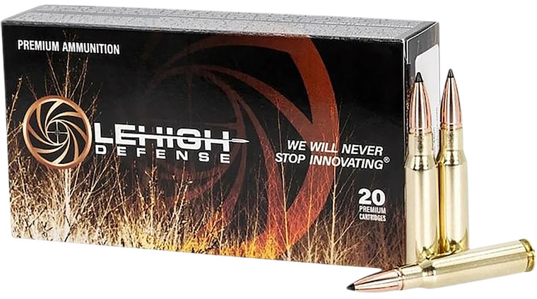 Wilson Combat LEHIGH LA308-175-TXC .308 Winchester 175 Grain Centerfire Rifle Rounds - 20 Rounds per Box, 10 Boxes per Case