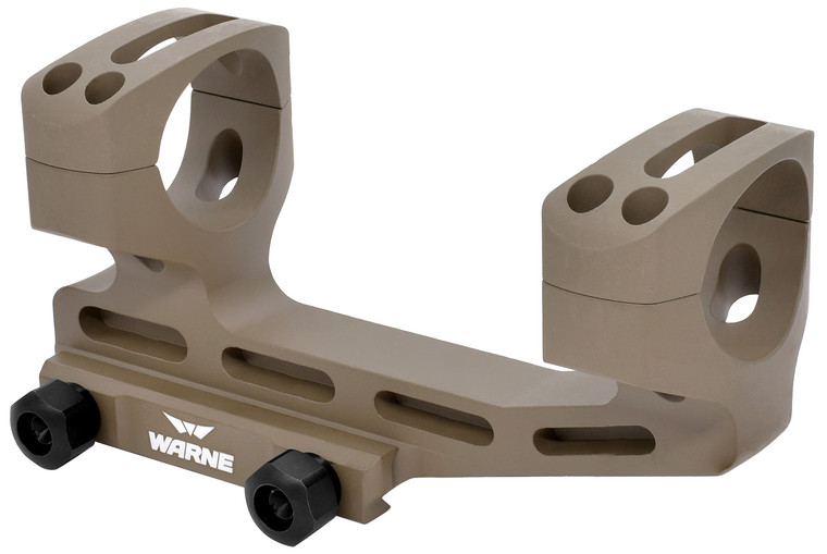 Warne LR-SKEL 20 MOA Extended Skeletonized 34mm Scope Mount for Picatinny Rail, LRSKEL34DE