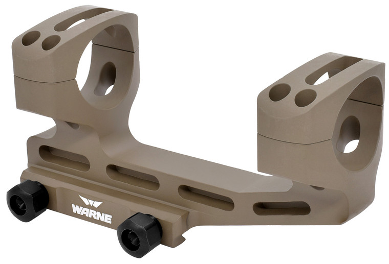 Warne LRSKEL1DE LR-SKEL Extended 20 MOA Scope Mount for 1-Inch Rings, Dark Earth